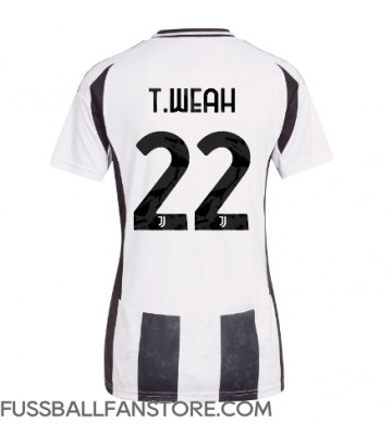 Juventus Timothy Weah #22 Replik Heimtrikot Damen 2024-25 Kurzarm